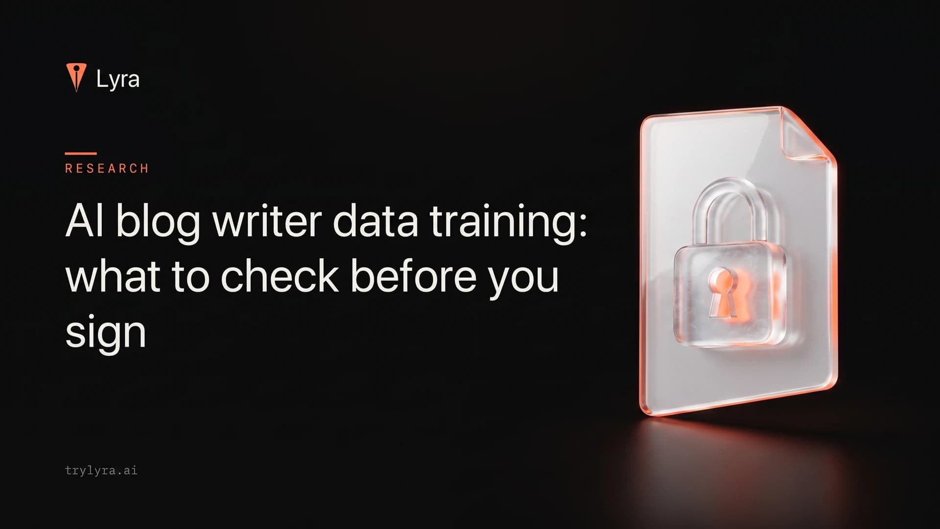 AI blog writer data training: what to check before you sign