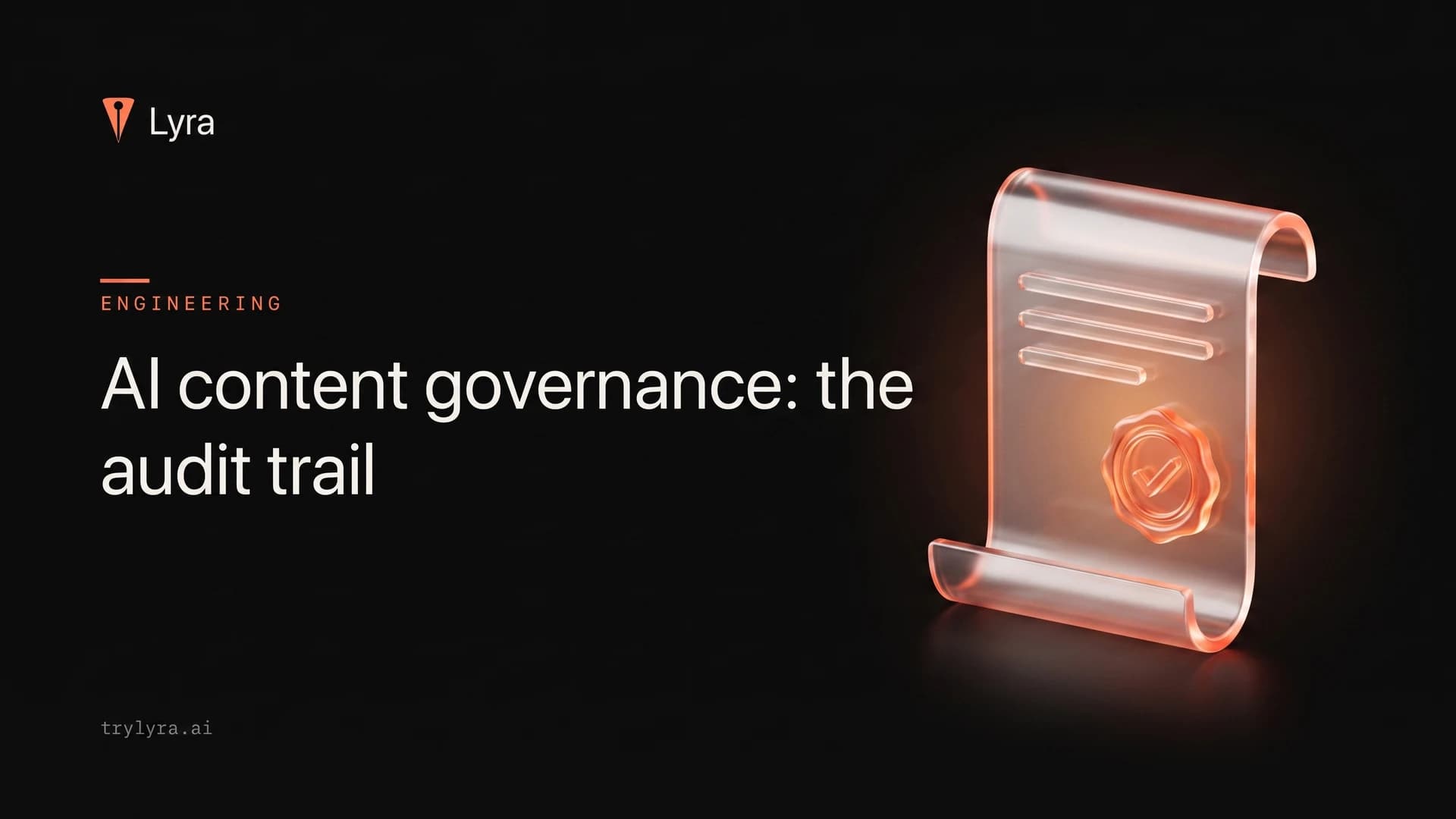AI content governance: the audit trail your blog needs in 2026