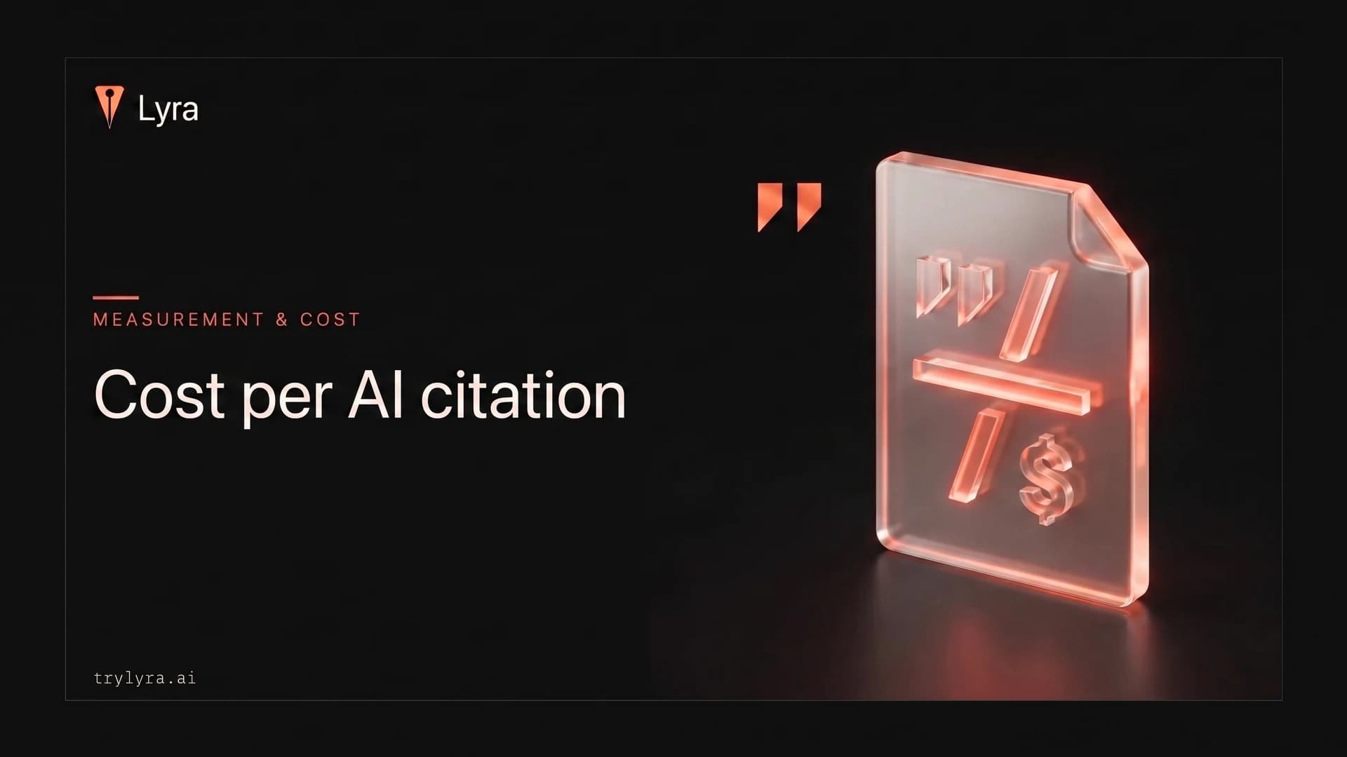 AI content ROI reporting: cost per citation, not per post