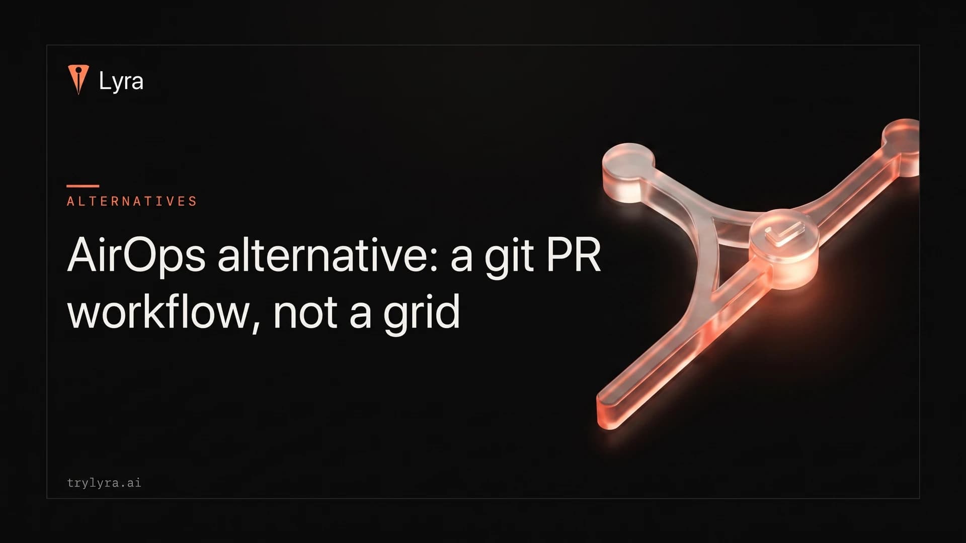 AirOps alternative: a git PR workflow, not a grid