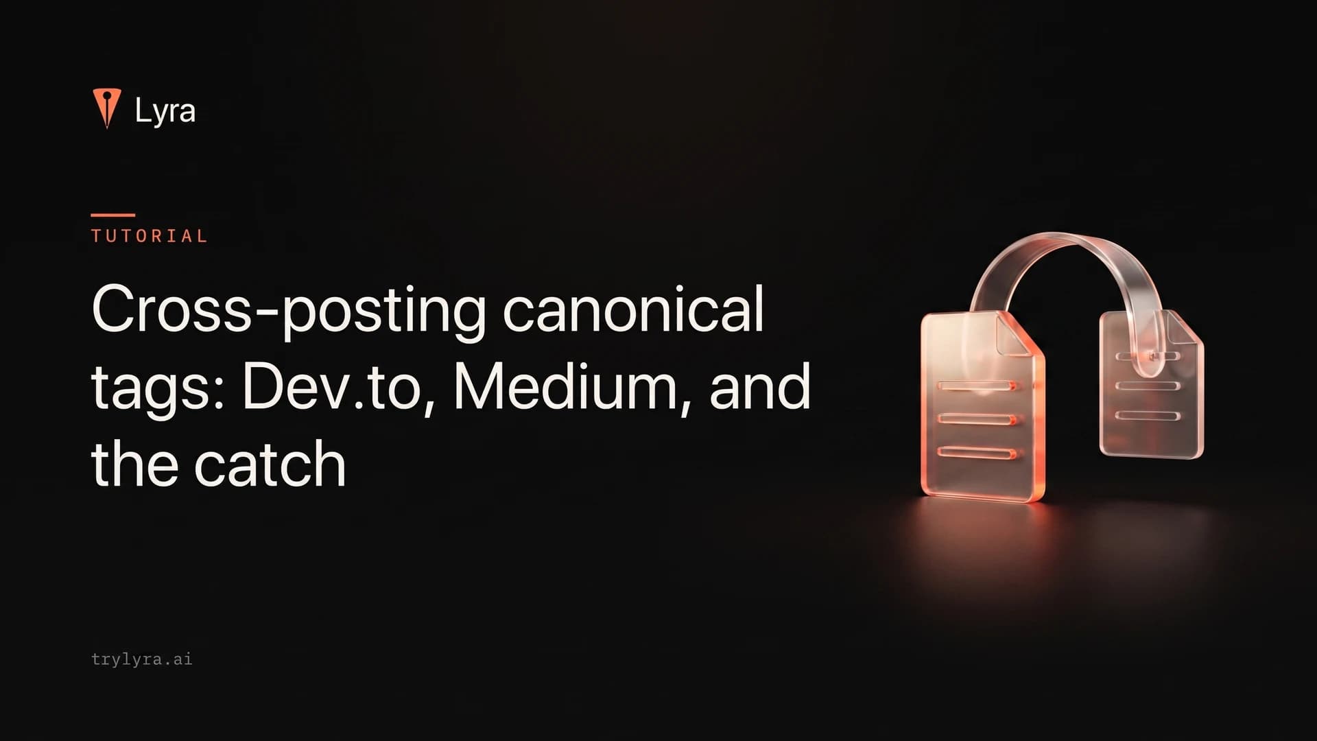 Cross-posting canonical tags: Dev.to, Medium, and the catch