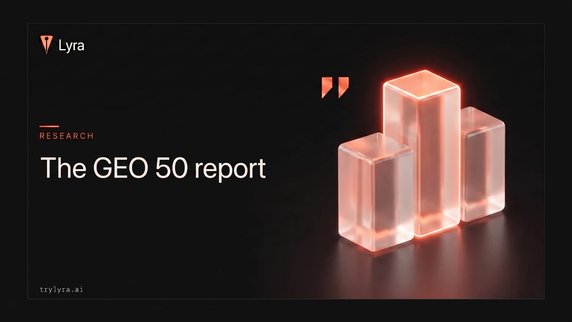 GEO 50 report: what a free AI visibility audit shows