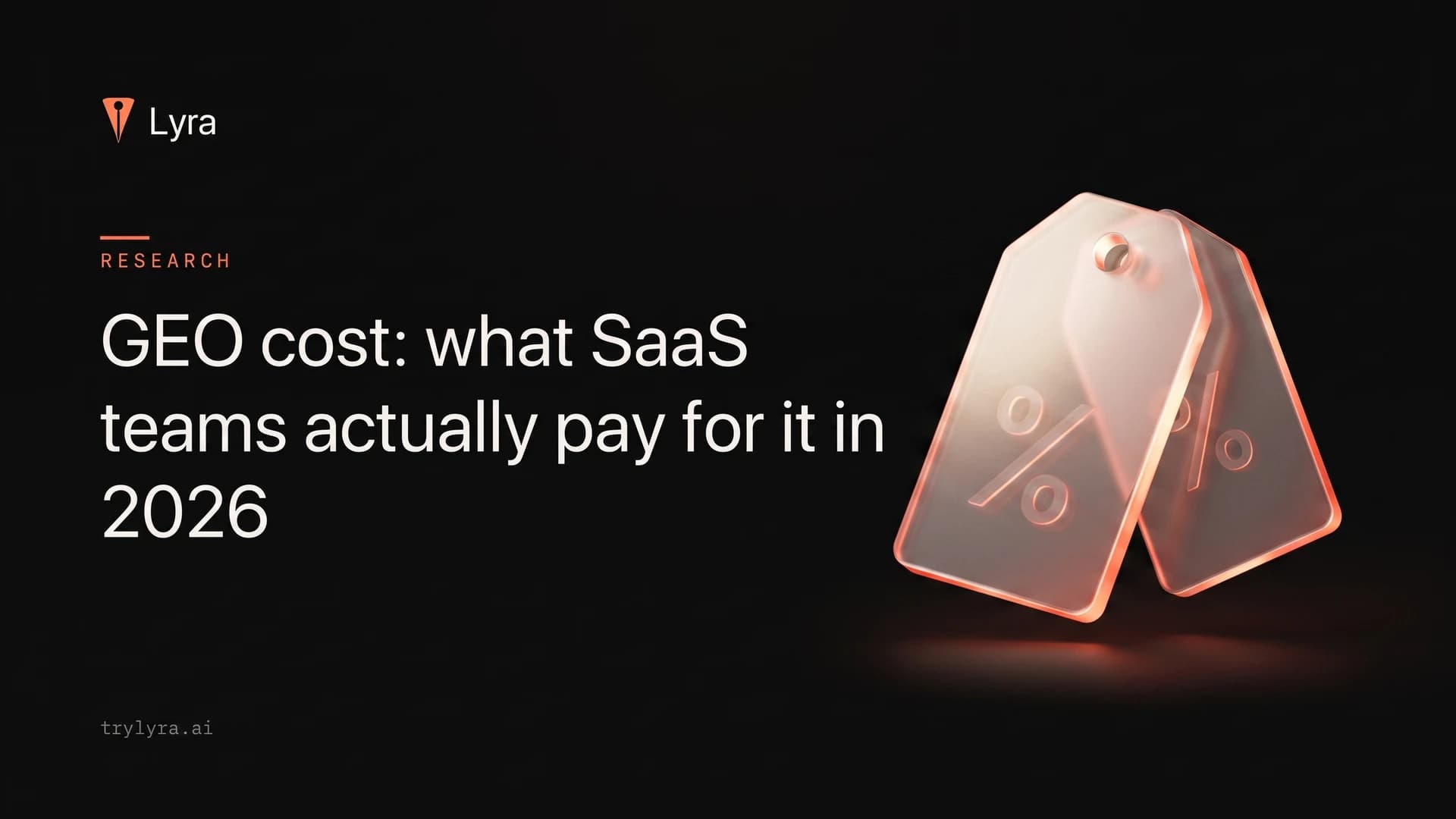 GEO cost: what SaaS teams actually pay for it in 2026
