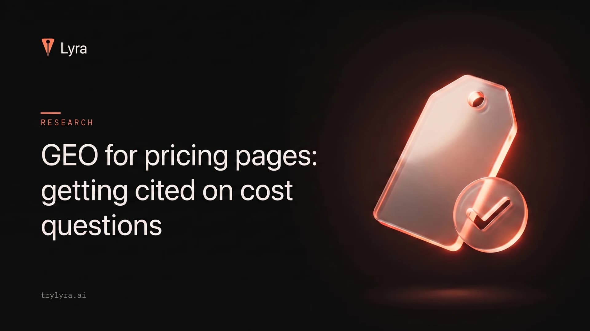 GEO for pricing pages: getting cited on cost questions