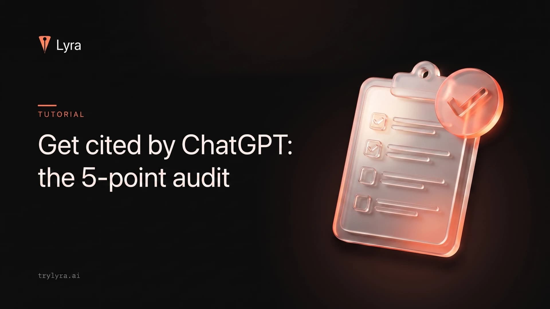 How to get cited by ChatGPT: a 5-point content audit