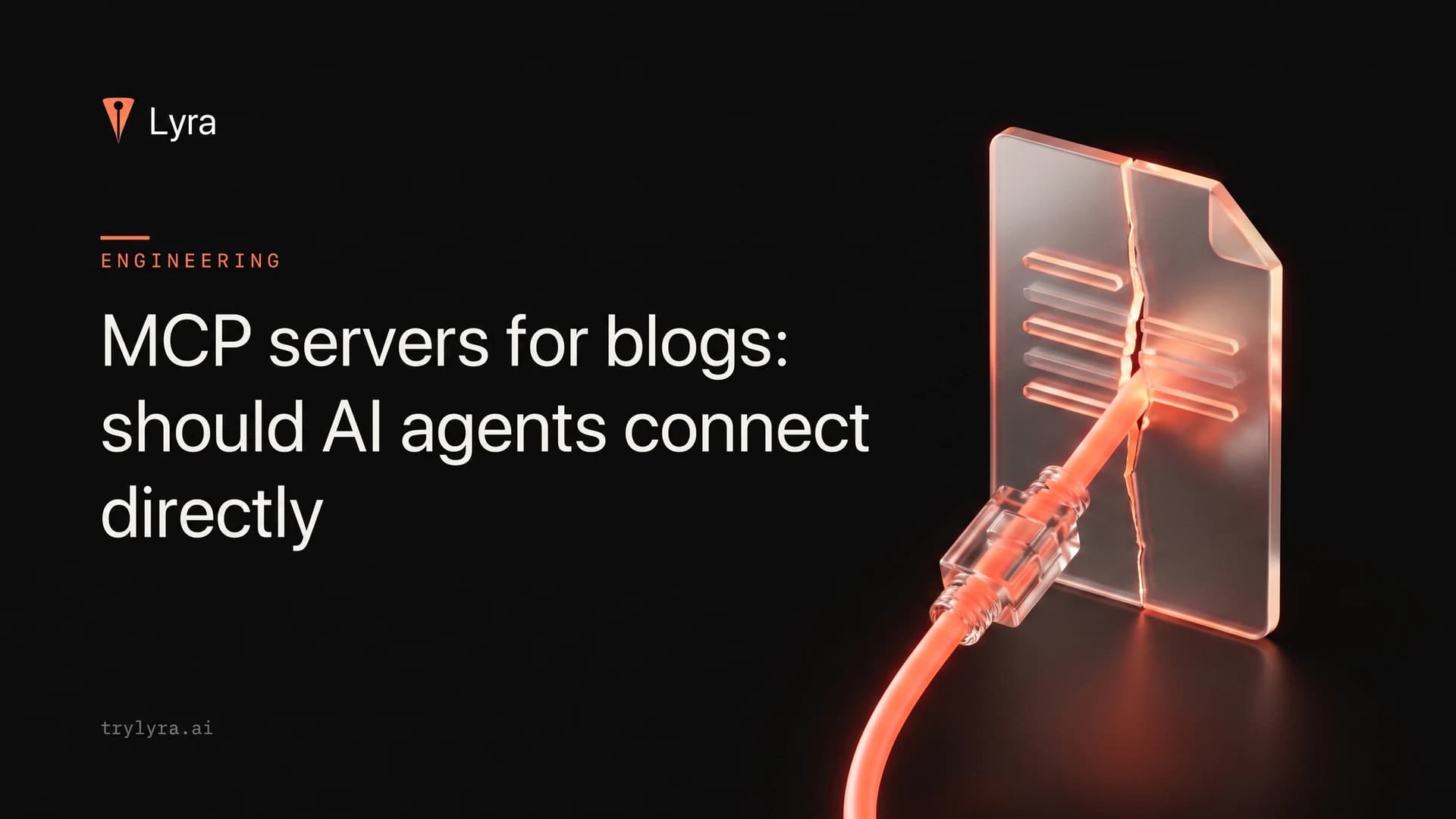MCP servers for blogs: should AI agents connect directly?