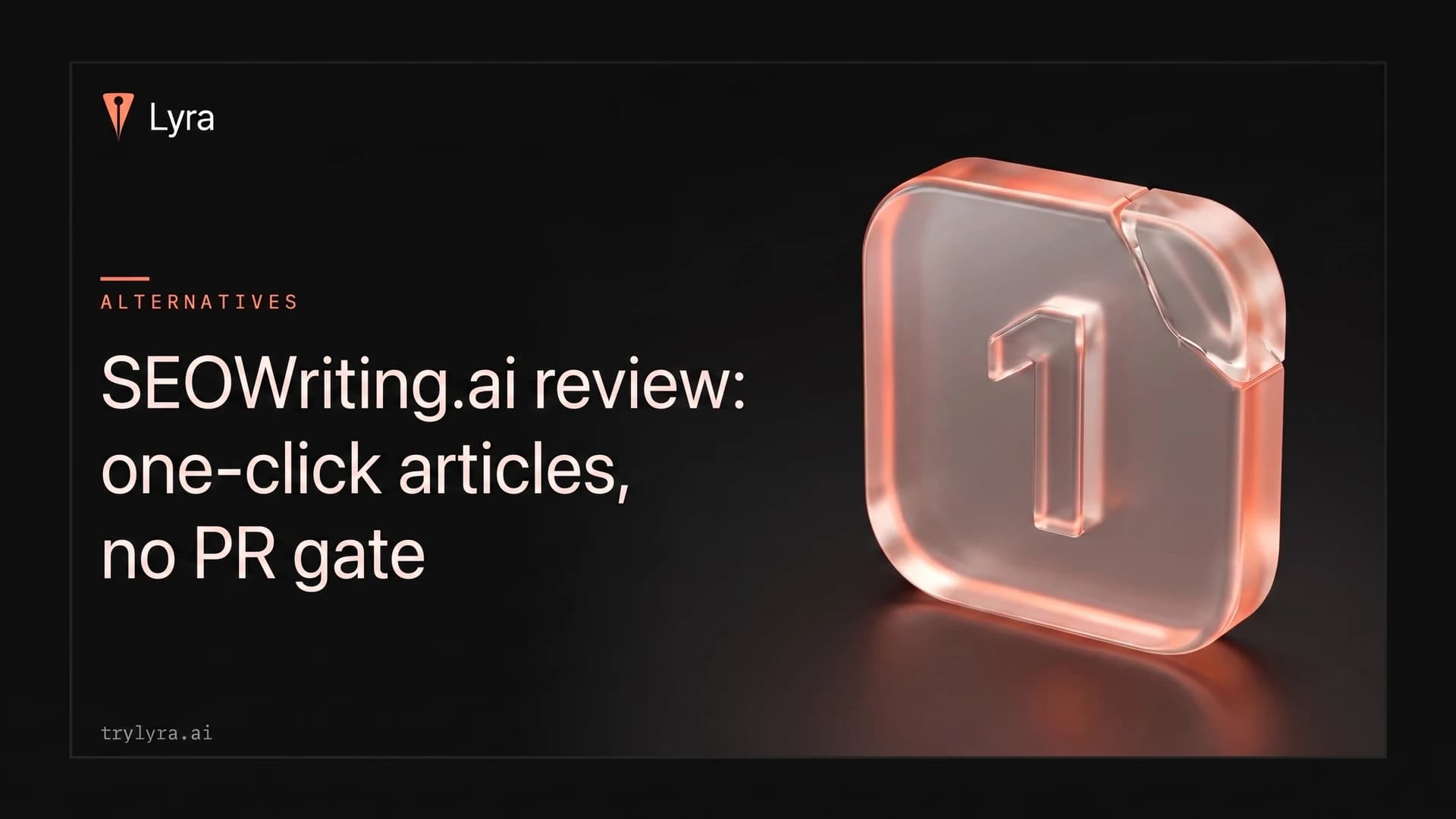 SEOWriting.ai review: one-click articles, no PR gate