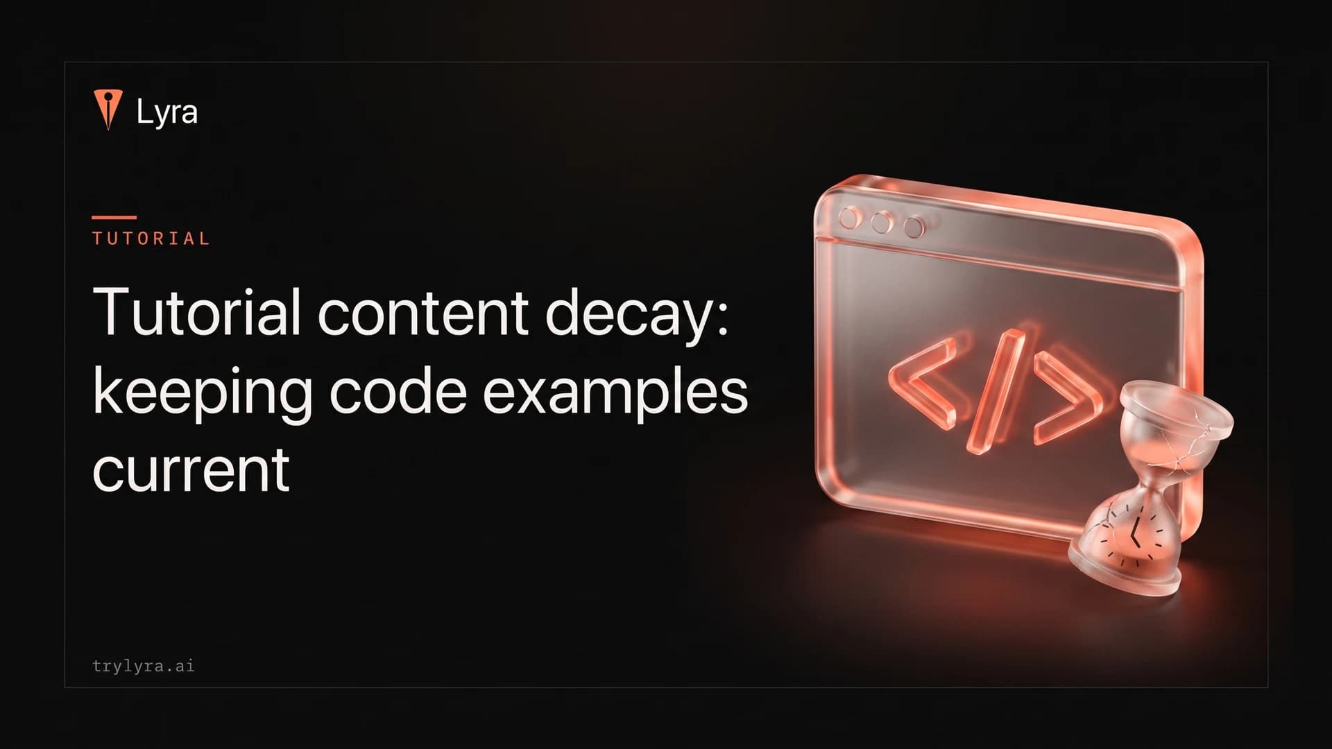 Tutorial content decay: keeping code examples current