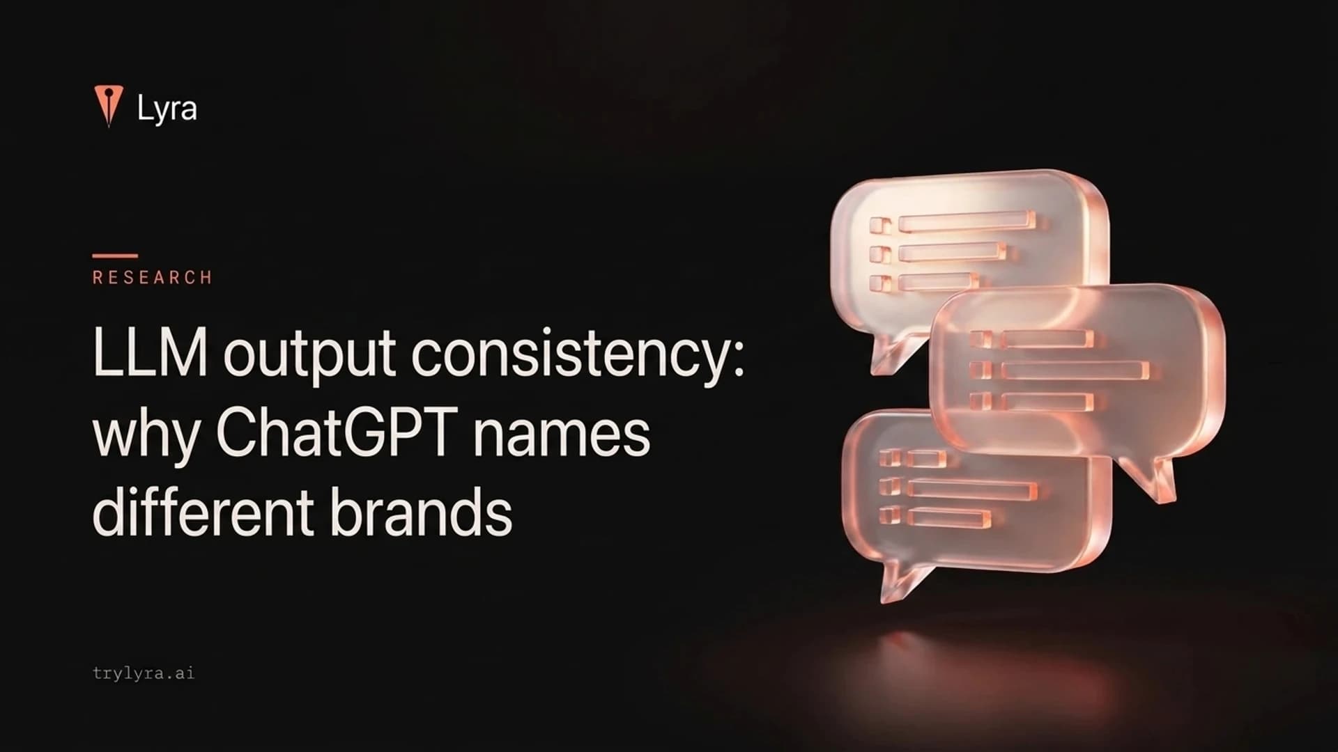 LLM output consistency: why ChatGPT names different brands